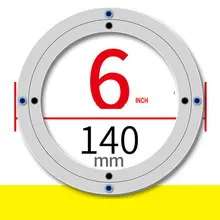 Ss h6inch/14 см od Нескользящие мягкие резиновые советы advanced Мебельная фурнитура Интимные аксессуары lazy susan Алюминий поворотные пластины