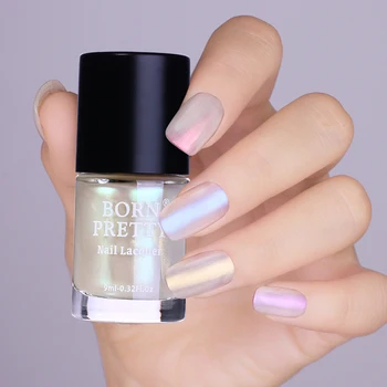 

BORN PRETTY 9ml Transparent Glitter Shell Nail Polish Shiny Glimmer Nail varnish Nail Art Varnish