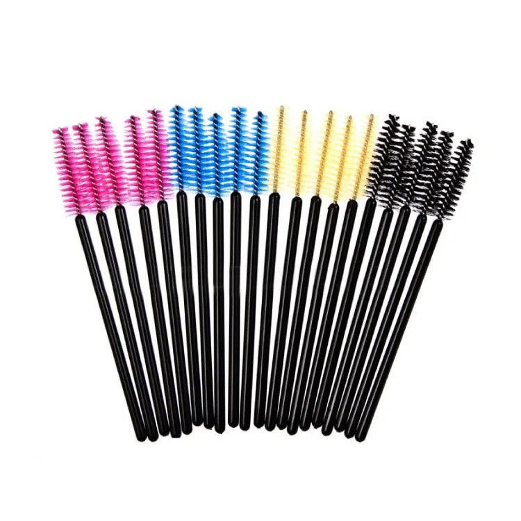 

50PCS/pack Disposable Eyelash Brush Mascara Wands Applicator Wand Brushes Eyelash Comb Brushes Spoolers Makeup Tool