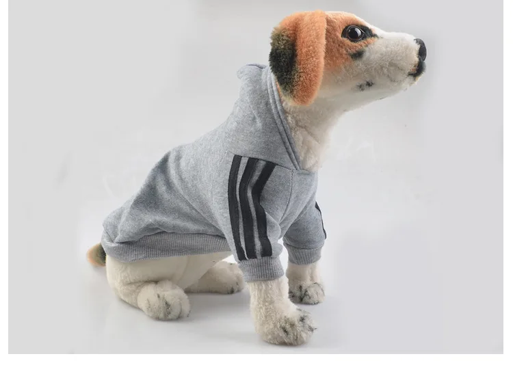 La MaxZa Одежда для собак пальто для домашних животных мягкая хлопковая одежда для щенков Одежда для собак Adidog Новинка Осенние товары для питомцев