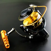 Морской крючковый лов океан рыболовное судно колесо тяжелых металлов Троллинг Рыболовные катушки 10BB+ 1RB 7000 для детей до 20 кг по самой низкой цене