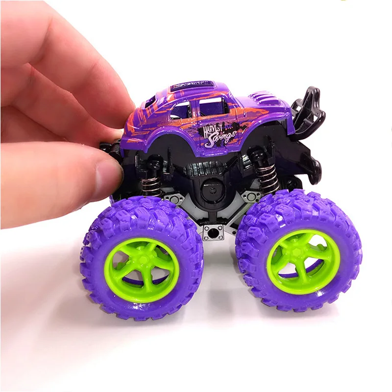 

rc train Children's toy inertia four-wheel drive off-road vehicle 1:36 car model anti-falling stunt toy model Toys for children