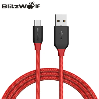 

BlitzWolf 0.9m 1.8m 2.4A Micro USB Cable Mobile Phone Unbreakable Fast Charge Data Cable for Samsung for Huawei for Xiaomi