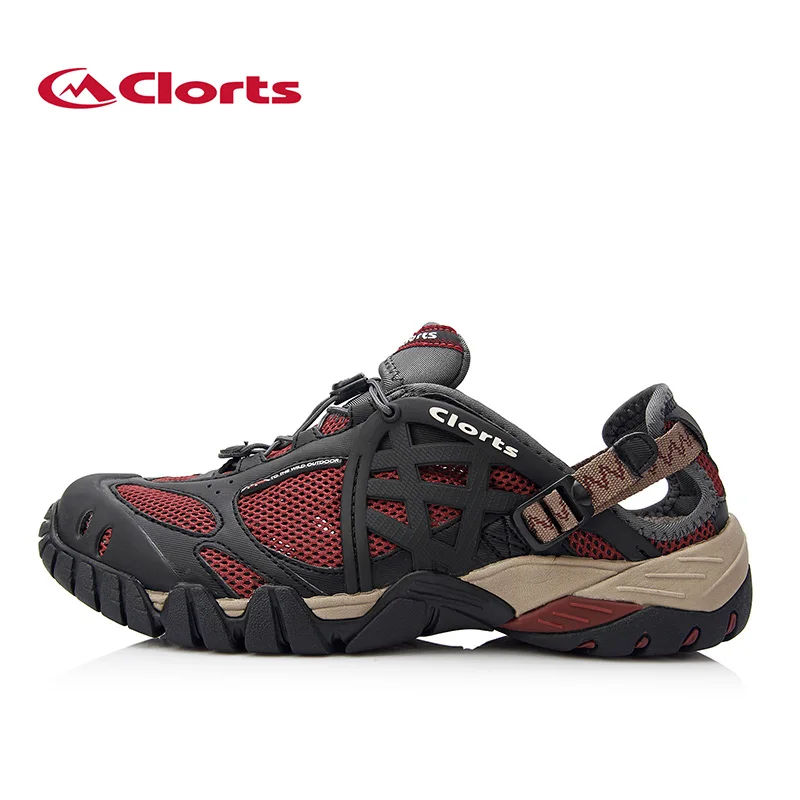 ФОТО 2016 Clorts Men Sandals WT-05 Upstream Shoes Quick-drying Wading Sneakers EVA Water Shoes for Men