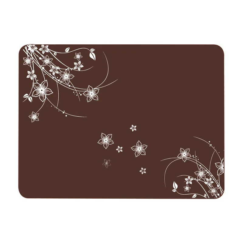 

NEW Placemat Thick Silicone Dining Table Mat Disc Pads Bowl Pad Coasters Waterproof Table Cloth Pad Slip-Resistant Pad