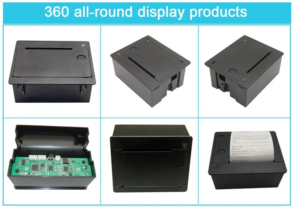 80 мм Тепловая Embedded принтер с японским печатающей головки DP-Q802P без адаптера питания