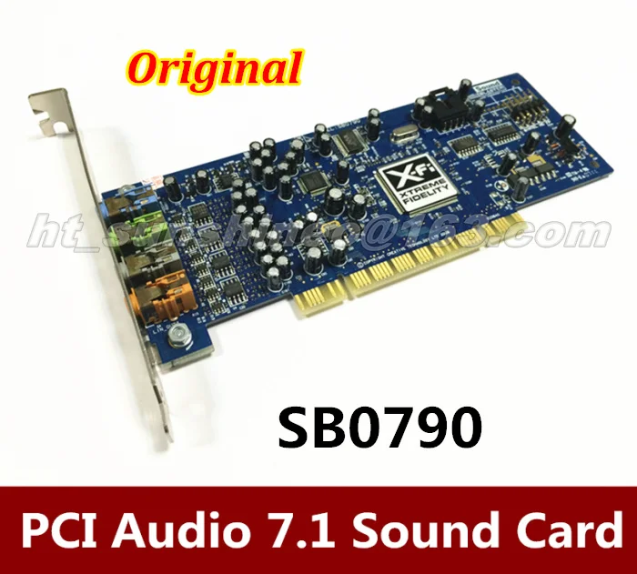 Высокое качество и Sound Blaster SB0790 X-Fi Xtreme аудио 7,1 канальный PCI Звуковая карта для креативного рабочего стола