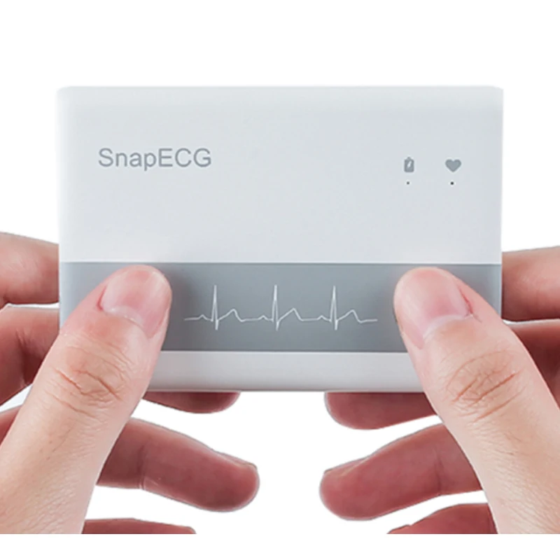 

Android and IOS ECG Monitor Latest Wireless Bluetooth 4.0 Support Mini ECG Machine Measurement SnapECG Electrode Holter for