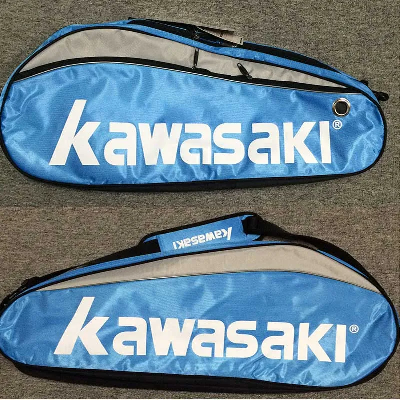 Kawasaki raqueta de bádminton bolsa impermeable hombro raqueta de Squash deportes de equipo bolsas pueden contener 3 raquetas con bolsa de zapatos Kawasaki raqueta de bádminton bolsa impermeable hombro raqueta de Squash deportes de equipo bolsas pueden contener 3 raquetas con bolsa de zapatos