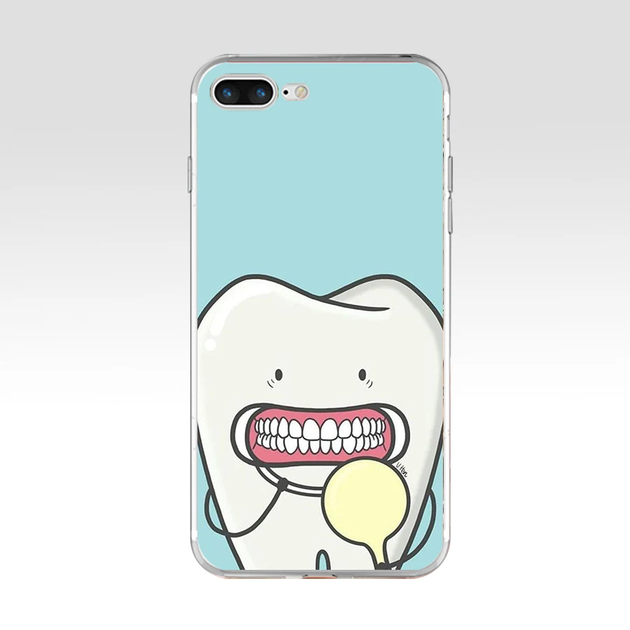 66SD Funny Cartoon Dentist Dental Crowned Teeth Soft TPU Silicone Cover Case For Apple iPhone 6 6s 7 8 plus Case 66SD Funny Cartoon Dentist Dental Crowned Teeth Soft TPU Silicone Cover Case For Apple iPhone 6 6s 7 8 plus Case