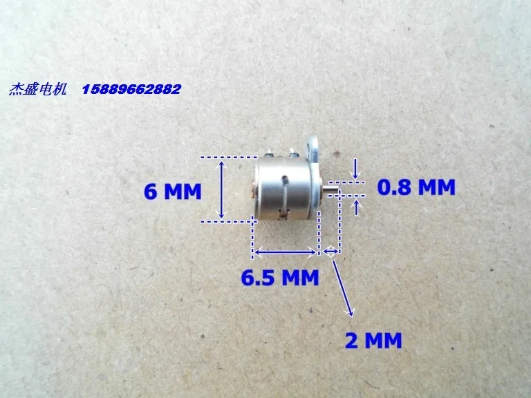 10 шт. 6 мм Micro шаговый двигатель