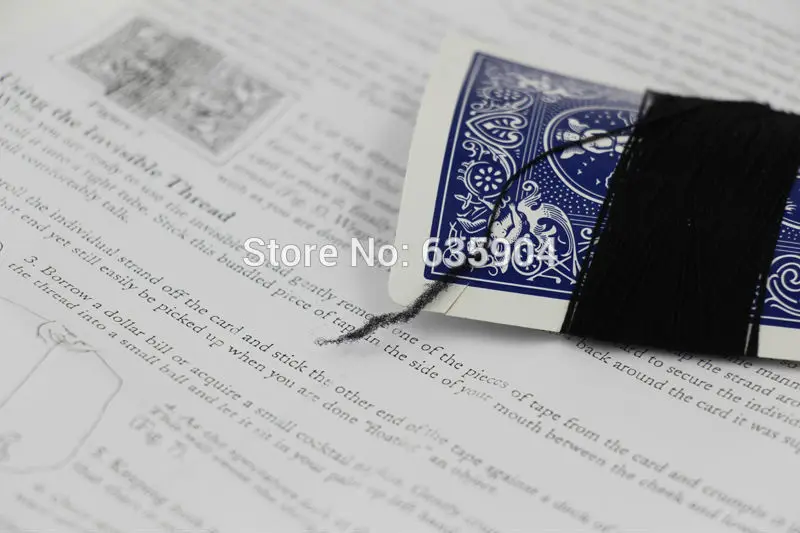 

Magic accessory - Invisible thread (1pc=100M,5pcs/lot) - trick, Free shipping, card magic,Fire magic Magic trick classic toys