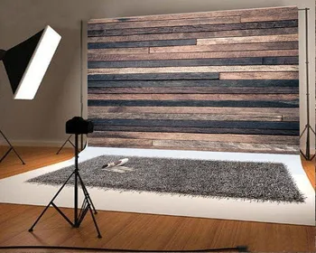 

Old Vintage Faux Grey Natural Wood Photography Backgrounds Vinyl cloth High quality Computer print wall photo backdrop