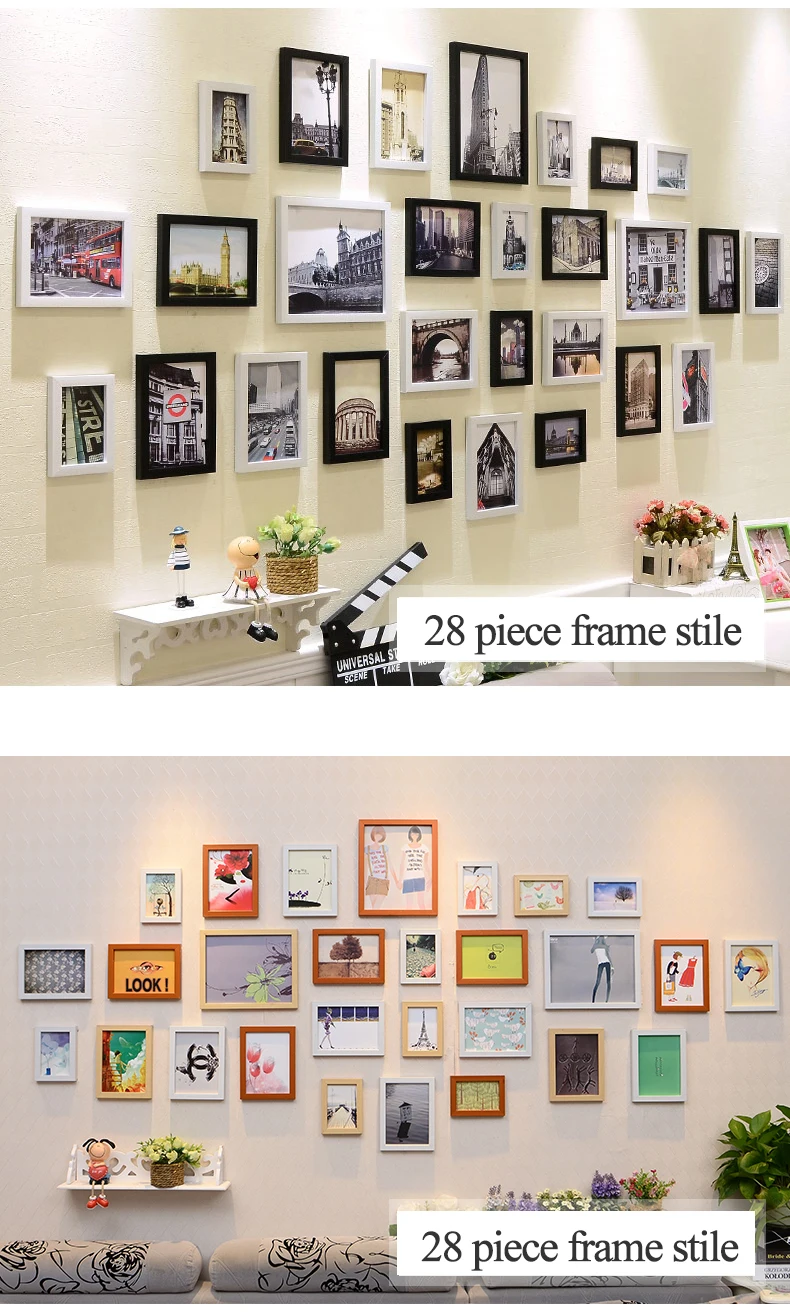 photo frame white mini frame  cadre photos magnetic photo frame wall frame for picture family picture frame a3 frame picture frame vintage frame box glass frame photo moldura madeira  (10)