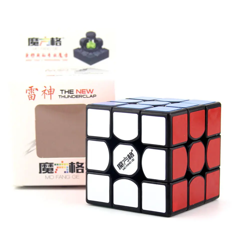 Qiyi кубик рубика Новый грома 3x3 волшебный куб Mofangge 3x3x3 игрушки Magic Cube 3 слоя Скорость