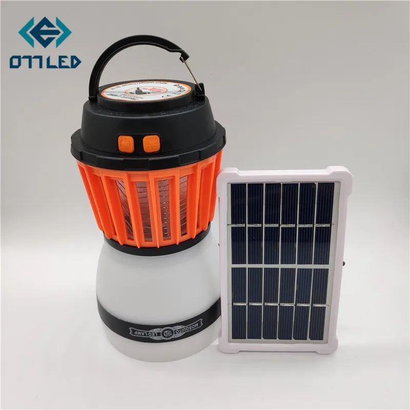 

Solar LED Mosquito Killer Lamps Light USB 2 in 1 Pest Control Electronics Killer Fly Bug Trap Light Insect Bug Repeller Zapper