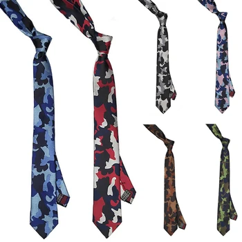 

Mens Camouflage Pattern 6CM Necktie Wedding Party Formal Business Neck Ties QNTIE0091