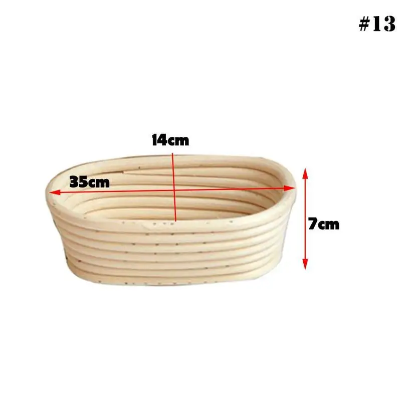 1* Натуральное тесто для выпечки ротанговая корзина хлеб ферментация корзина разновидности моделей Кондитерские блендеры Кондитерская ферментация корзина - Цвет: 13