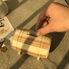 Free Shipping 1 X Wood Drum Money Box Handmade Coin Bank For Kids Birthday Gift Piggy Bank Festival Gift ► Photo 2/2