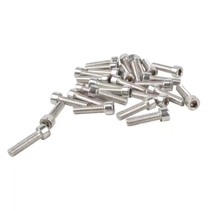 Road mountain bike stainless steel kettle rack screw water cup holder fixing screw, handlebar