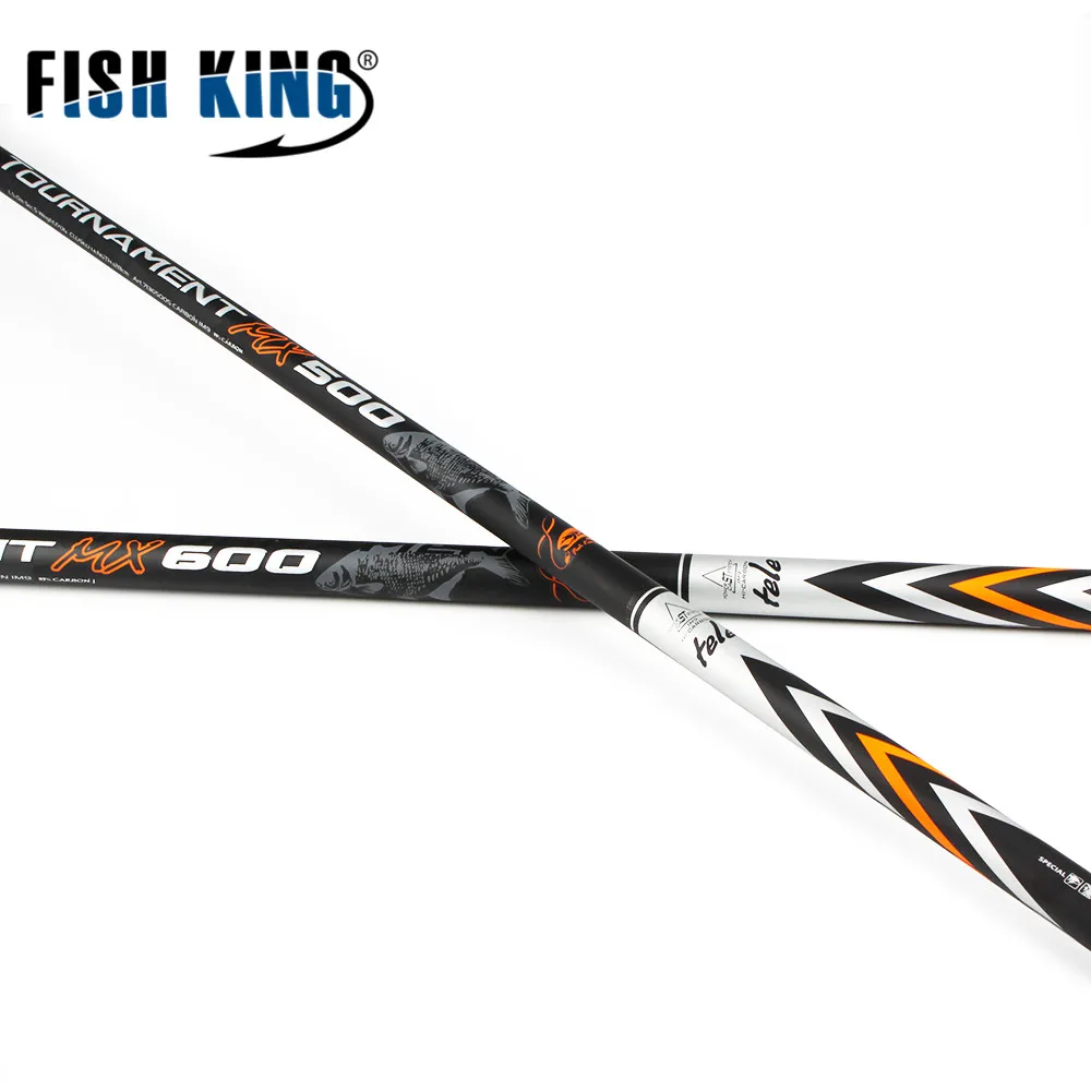 FISH KING 36T карбоновая удочка стандарт 5 м/6 м/7 м Длина 130 см с. Ш 10-30 г для рыбалки