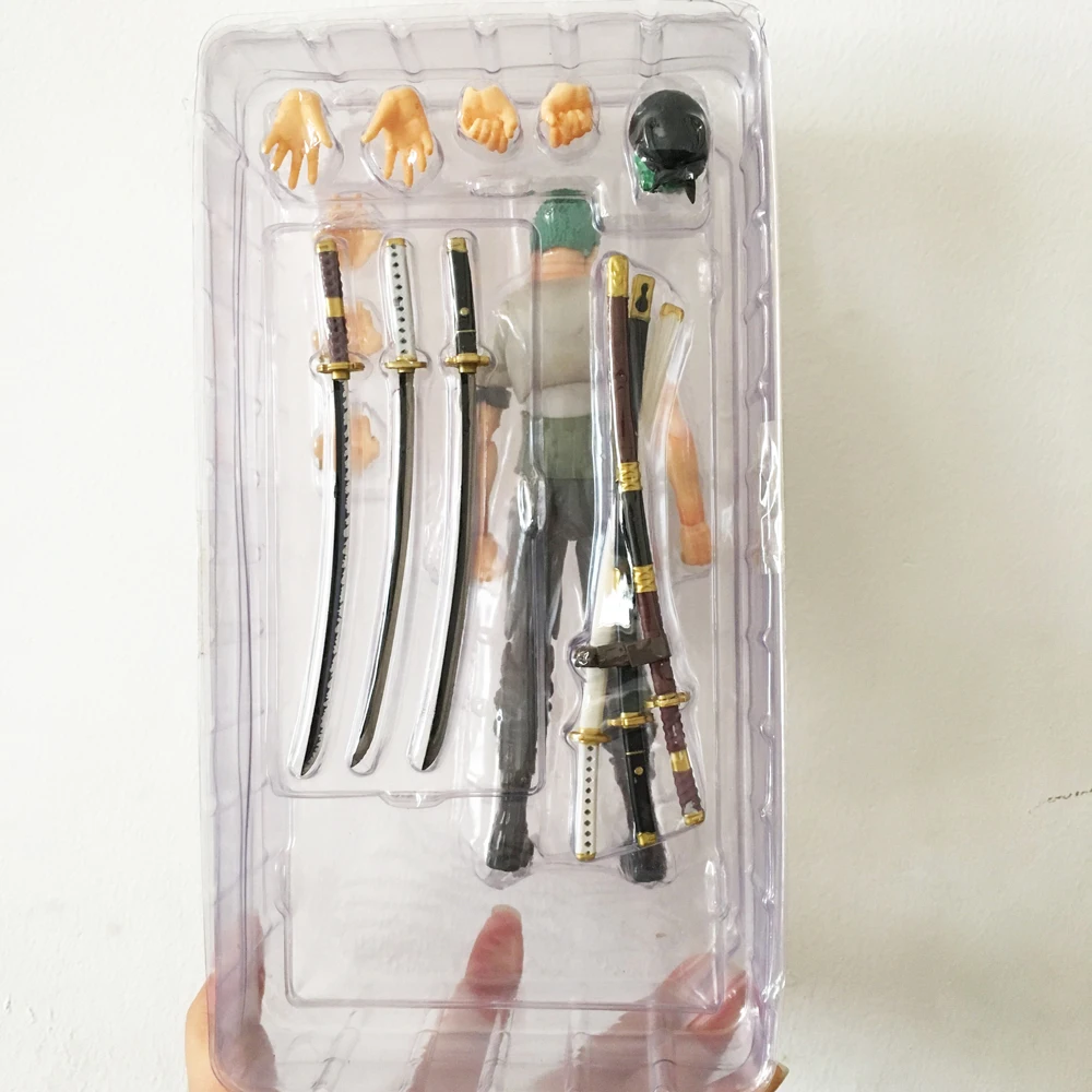 Variable Action Heroes ONE PIECE Roronoa Zoro Joint movable PVC Action Figure Collection Model Kids Toy Doll (4)