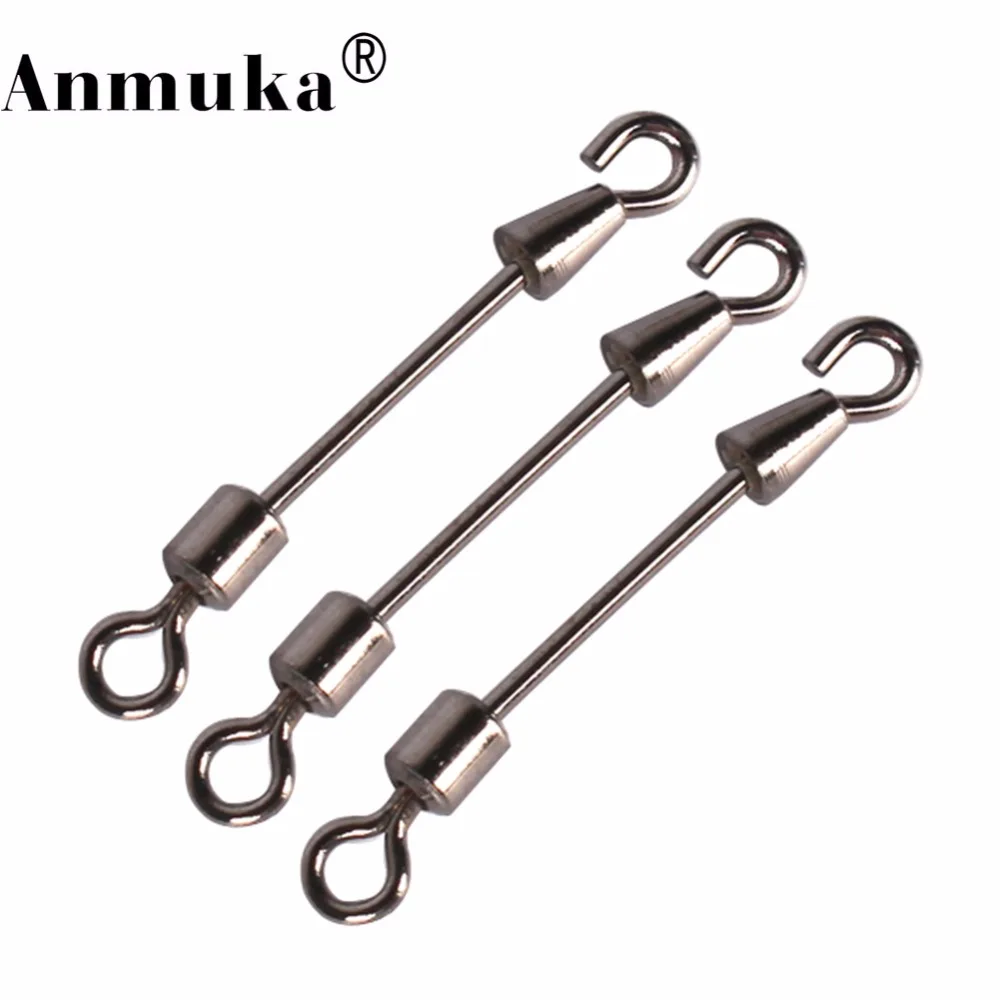 Anmuka 24cm / 27cm / 34cm Ball Bearing Swivel Solid Rings Fishing