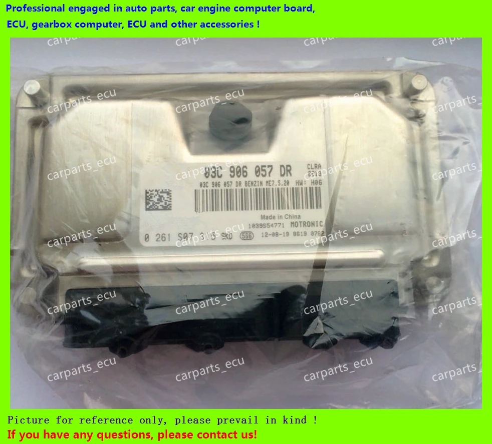 

For car engine computer board/VW Bora ECU/Electronic Control Unit/03C906057DR/0261S07315/03C 906 057 DR/06A906032D/06A 906 032 D