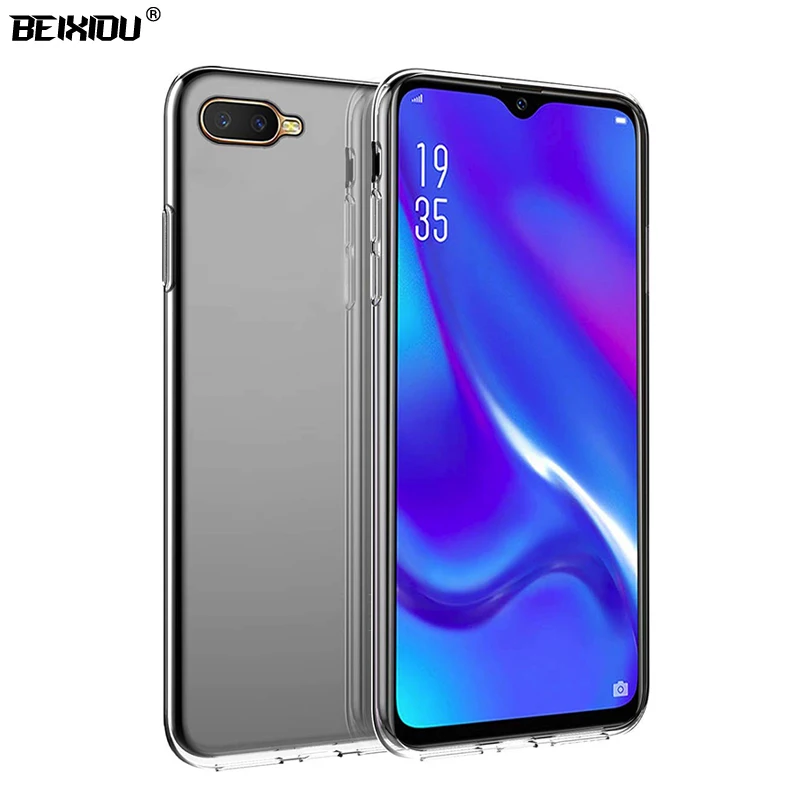 

Case For Oppo K1 TPU Silicon Durable Clear Transparent Soft Case for Oppo K1 Phone protective Back Cover
