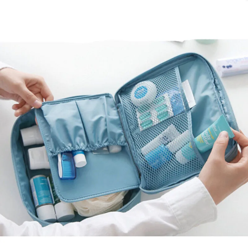 Multifunction Man Women Makeup bag nylon Cosmetic bag beauty Case Make Up Organizer Toiletry bag kits Storage Travel Wash pouch - Image 5