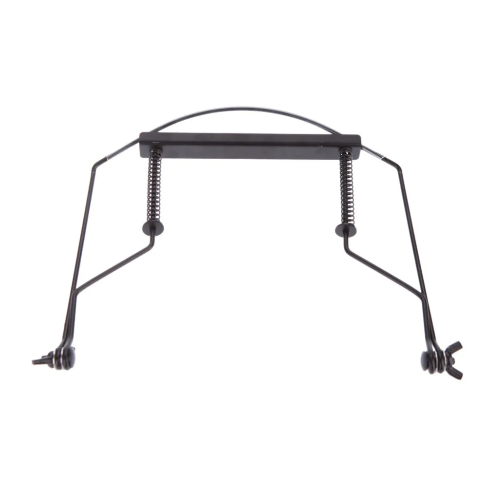 Metal Harmonica Neck Holder Mouth Organ Support Harp Rack Stand Black