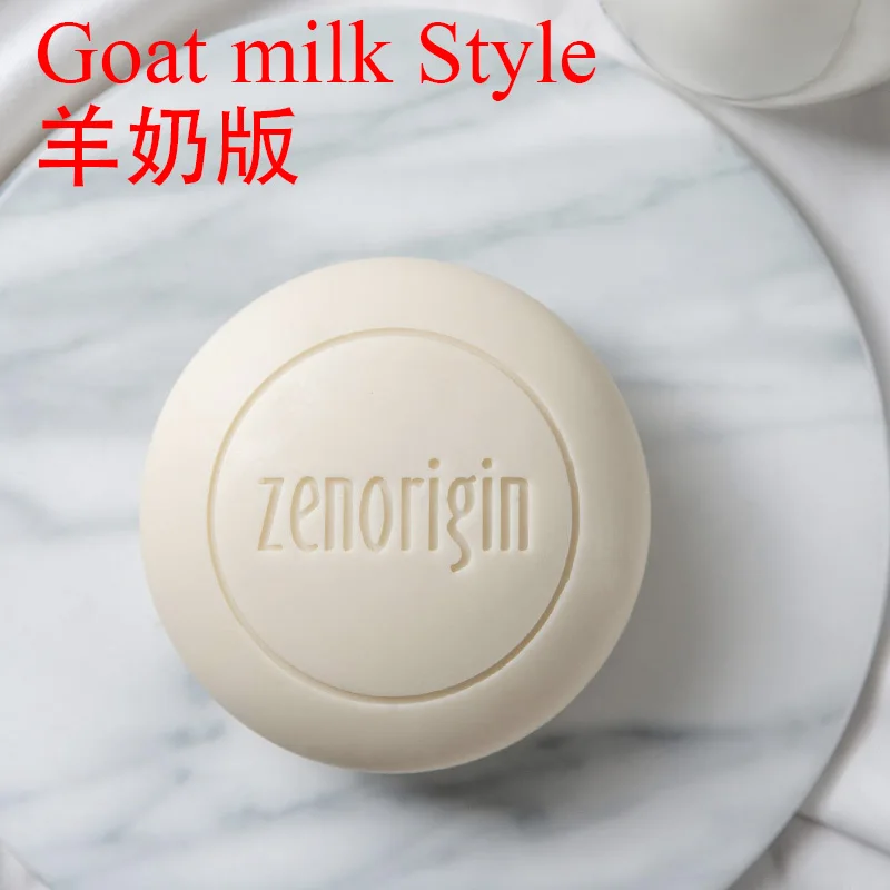 Xiaomi Mijia Zenorigin чистое натуральное мыло ручной работы, Отбеливающее кожу, очищающее мыло для лица, зеленый чай, клейкое рисовое мыло из козьего молока - Цвет: Goat Milk Style