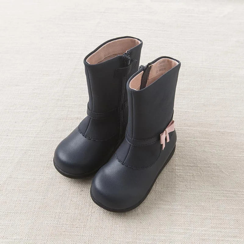 Bebê da Menina do Menino Botas de Inverno Sapatos da Moda Sapatos de Marca Dave Bella Outono Db6009 7 High Quality Mamãe e Bebê