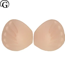 PRAYGER 100 шт = 50 пар Новые дышащие отверстия Губка Бюстгальтер прокладка сексуальный купальник пуш ап бюстгальтер чашка массаж подкладки для груди