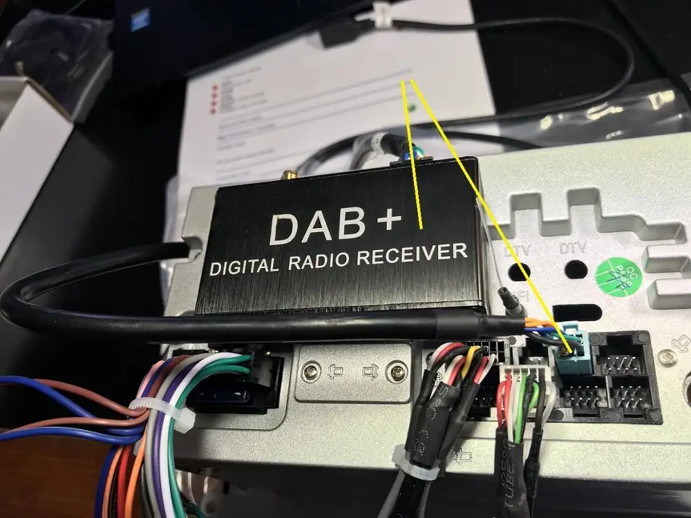 Внешнее DAB автомобильное радио добавить DAB+ цифровой радиоприемник для нашей компании Android автомобильный dvd подходит только Европе