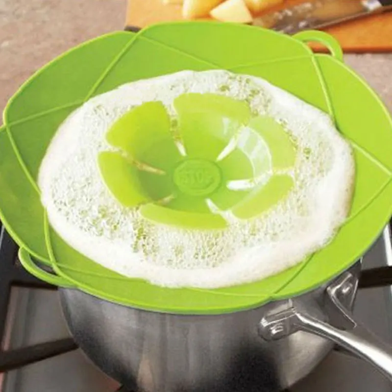 Multifunctional Cooking Pot Lids Utensil Anti overflow silicone pot