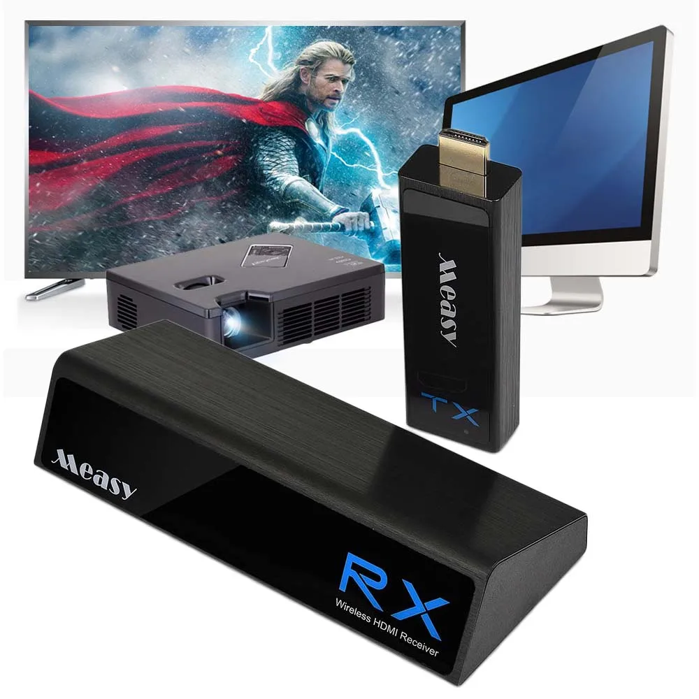 Беспроводной HDMI комплект Measy W2H H302 беспроводной дисплей приемник и передатчик для
