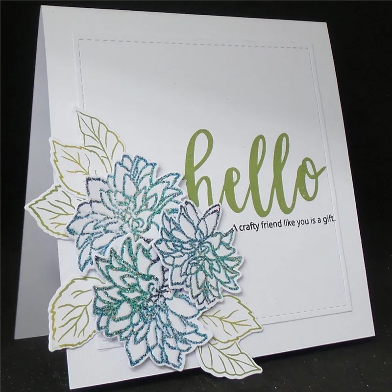 

Blooming Bouquet Metal Cutting Dies for Scrapbooking 2019 New Craft Dies DIY Album Card Making Decor Paper