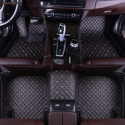 Custom fit автомобильные коврики для Infiniti эсквайр Nissan Juke аксессуары 5D тяжелых rugs ковер ног Дело вкладыши - Название цвета: black beige