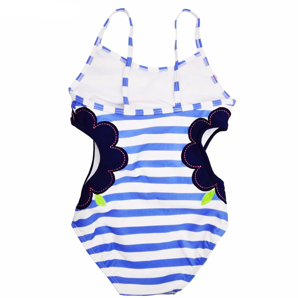 Baby-One-Piece-Girls-Swimwear-Light-Blue-Striped-with-Hollowing-Design-1-14Y-Kids-Swimsuit-Children (5)