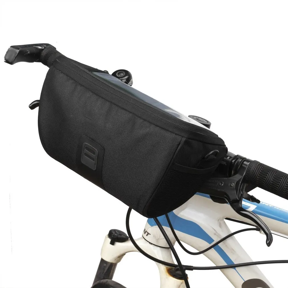 B-SOUL, складная, водонепроницаемая, съемная сумка для руля велосипеда, сумка для велосипеда, сумка для велосипеда с передней верхней трубкой
