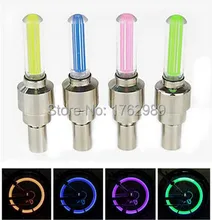 New Bicycle Valve Lights Motorcycle Car Bike Light LED Tyre Tire Valve Caps Wheel Spokes Lamps Cycling Light luces led bicicleta