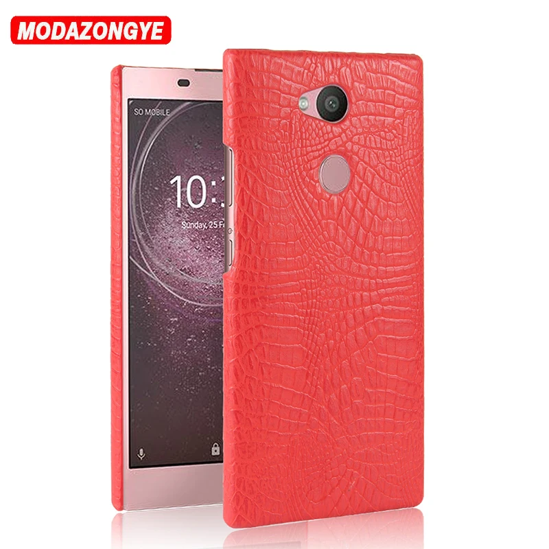 Для Sony Xperia L2 чехол жесткий для телефона из искусственной кожи L 2 H3311 H3321 H4311 H4331