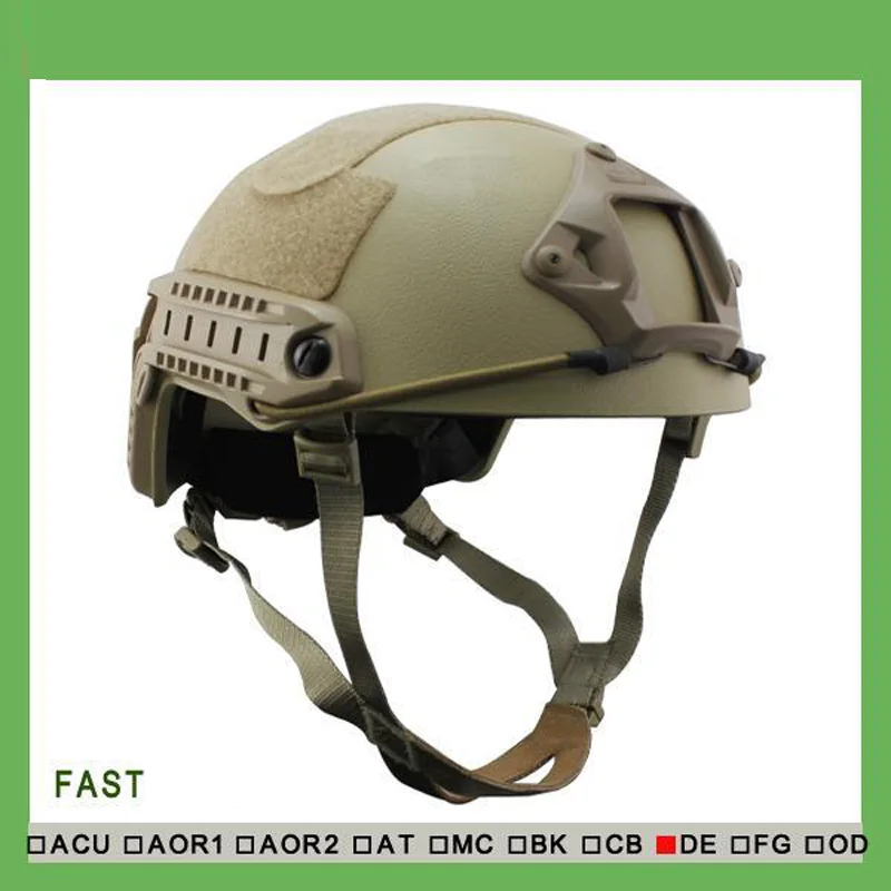 

US Army Helmet FAST NIJ Standard Bulletproof Helmet Military Tactical Fast Bulletproof Helmet with test report