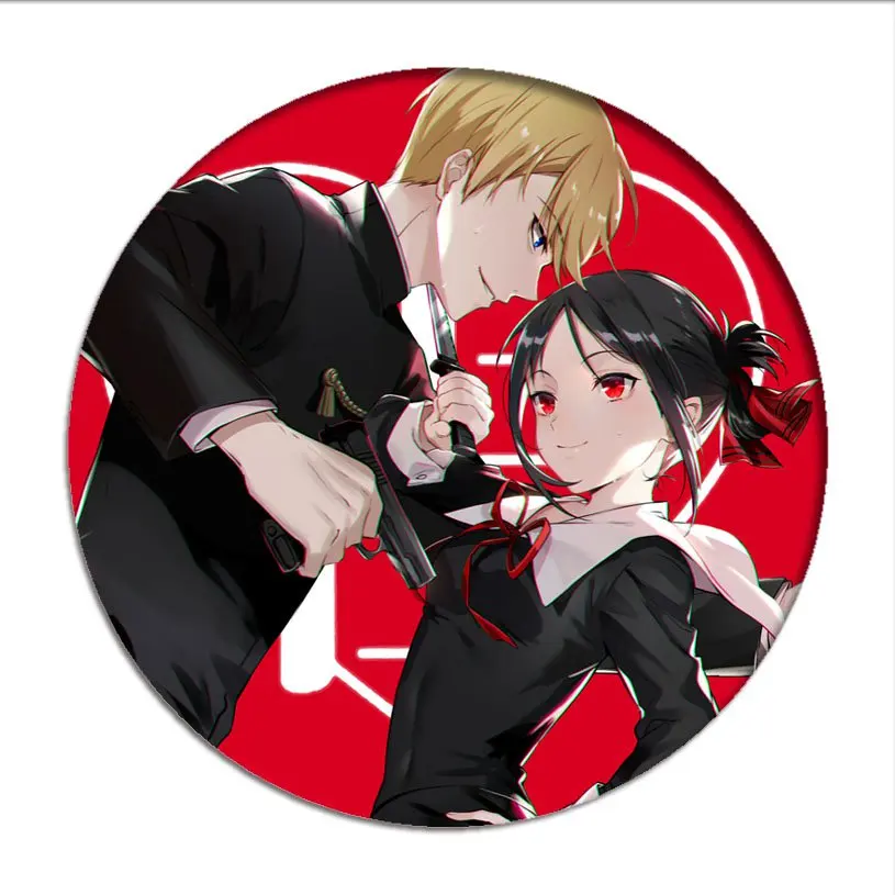 Kaguya Sama Love Is War Cosplay Badges Shinomiya Kaguya Brooch Pins Icon Collection Breastpin For Backpacks Clothes Decor Aliexpress