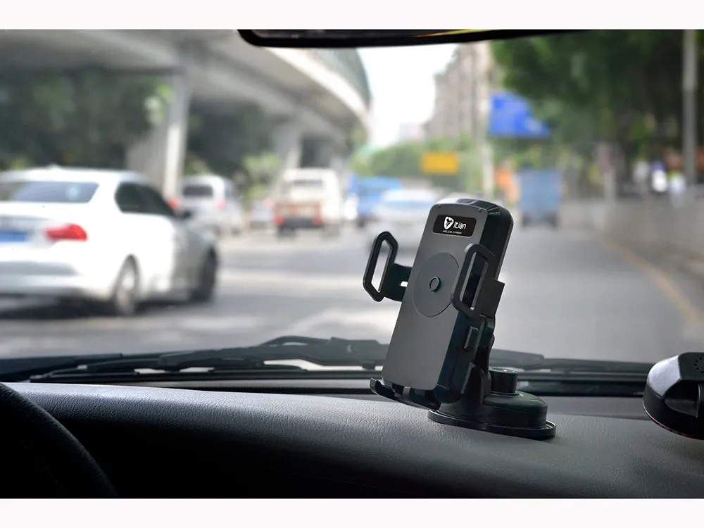 Qi Беспроводное зарядное устройство для iPhone X 8 plus автомобильный держатель 6 7 Samsung