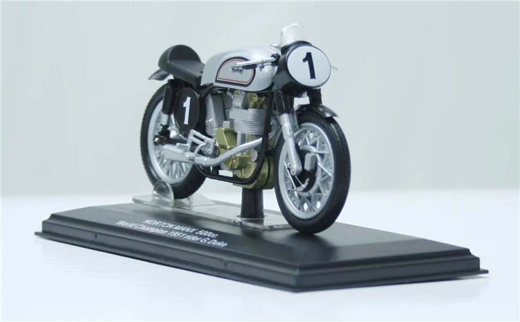 RIAN DAY 1/22 масштаб гоночный мотоцикл NORTON MANX 500cc чемпион мира 1951 литой металлический мотоцикл модель ручной работы игрушка для коллекции