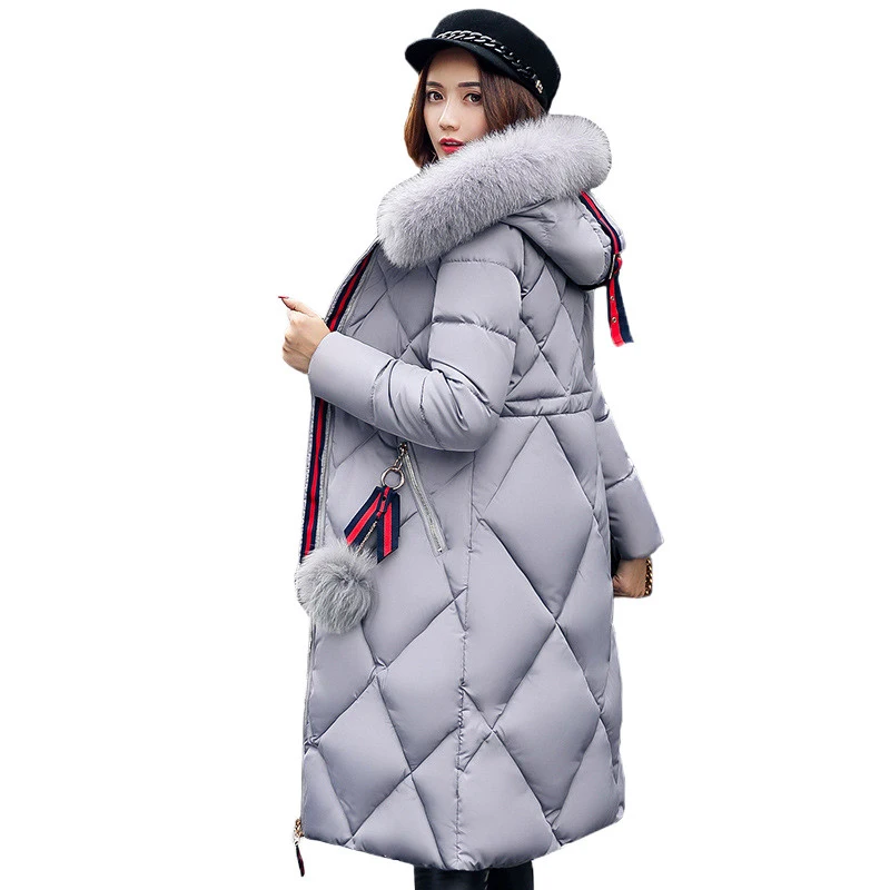 

2018 Hot Sale Winter Women's Warm Coats Down Thicken Faux Fur Hoodies Jacket And Coat For Women Quality Parka Plus Size(M-3XL)
