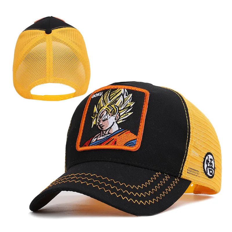 Бренд Dragon Ball Z Goku VEGETA MAJIN бейсболка Snapback для мужчин и женщин Кепка в стиле хип-хоп дальнобойщик папа шляпа высокое качество Прямая - Цвет: Style 3