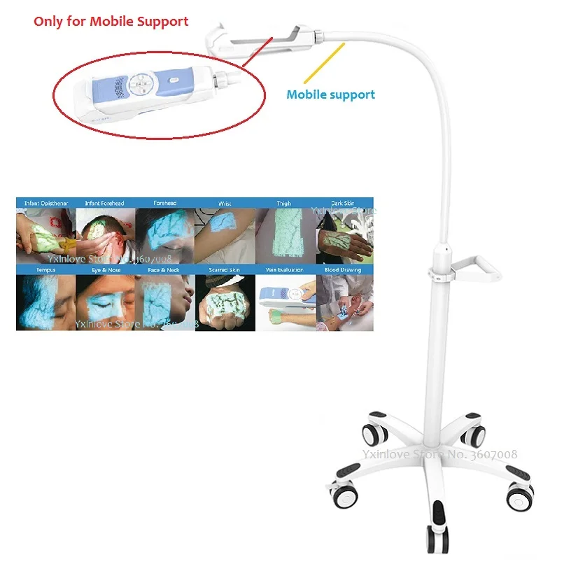 

Only Mobile Supportor free moving for Portable handheld Vein Viewer/ Vein Finder, Fixed on the table or desk support YX-400-S1